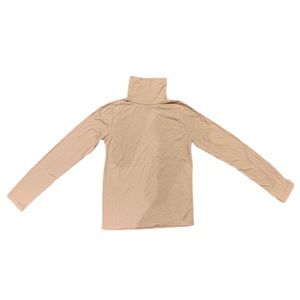 Turtleneck long sleeved shirt size XS in pale peach